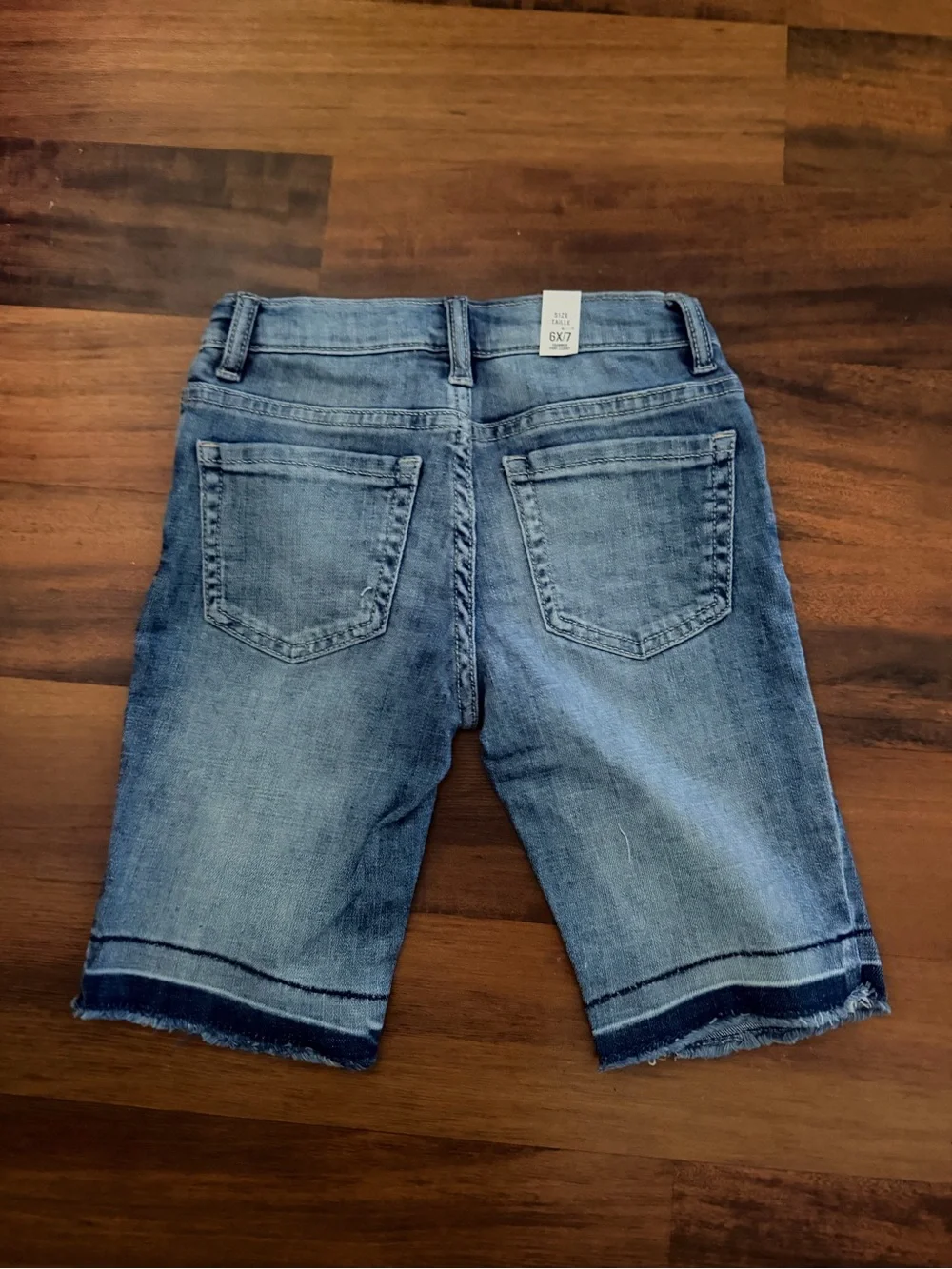 NWT The Children’s Place Girls Denim Skimmer Bermuda Shorts 6X/7 Twyla Wash